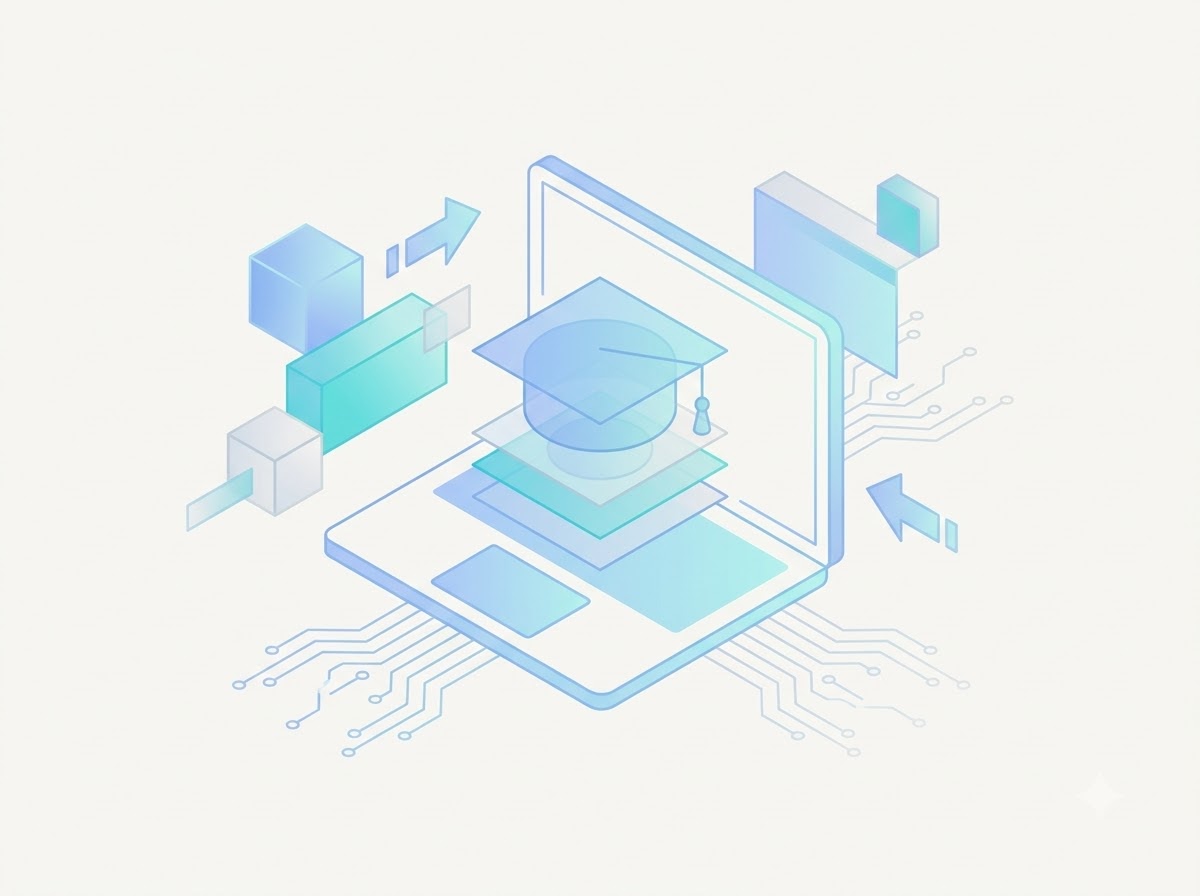 Technical training and education illustration placeholder